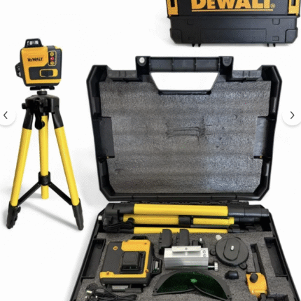 deWalt Otomatik Nivelatör LAZER  - 16 Yeşil Çizgili, 360 Derece Dönüşlü, 2mm/12m Hassasiyetli